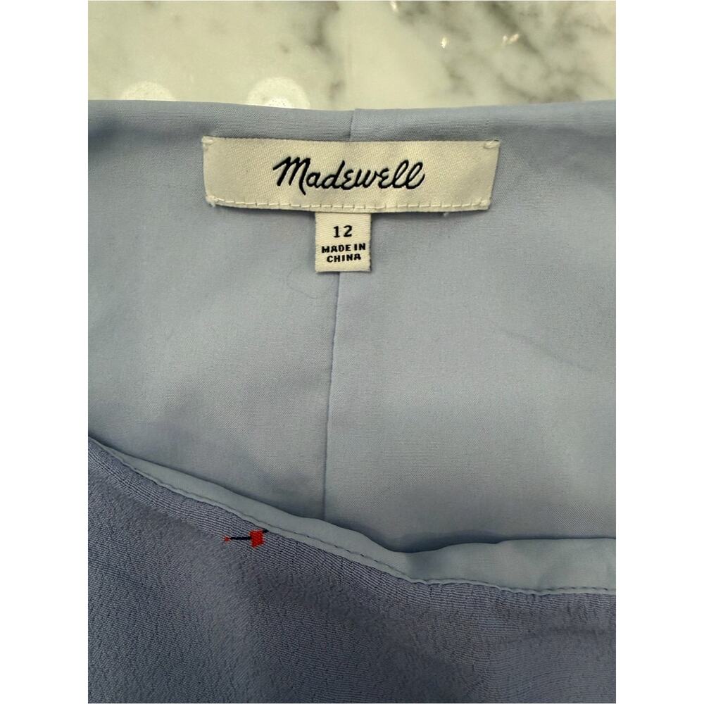Madewell Mini Skirt Blue Aloha Floral Size 12 - Picture 5 of 8